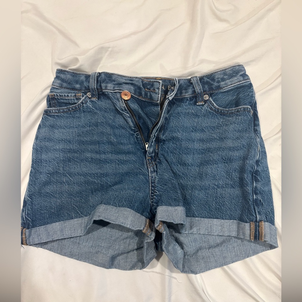 Classic Blue Denim Women's Shorts